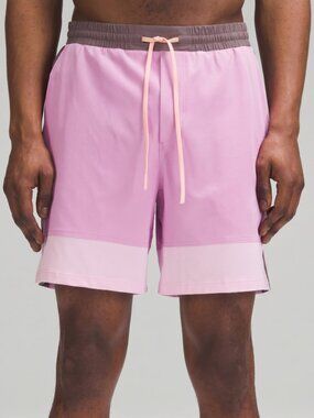 Lululemon Pool Short 7 Inch Lined Swim Trunks Dahlia Mauve XL